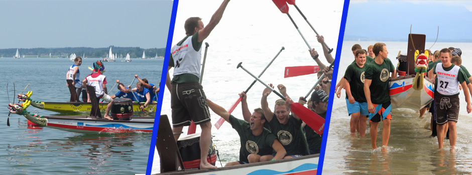 Drachenboot Rennen und Events machen Spaß und schweißen die Teams zusammen.